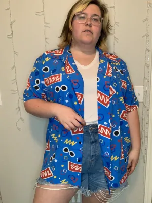 404.Namenotfound Inspired Arcade Carpet Button-Up