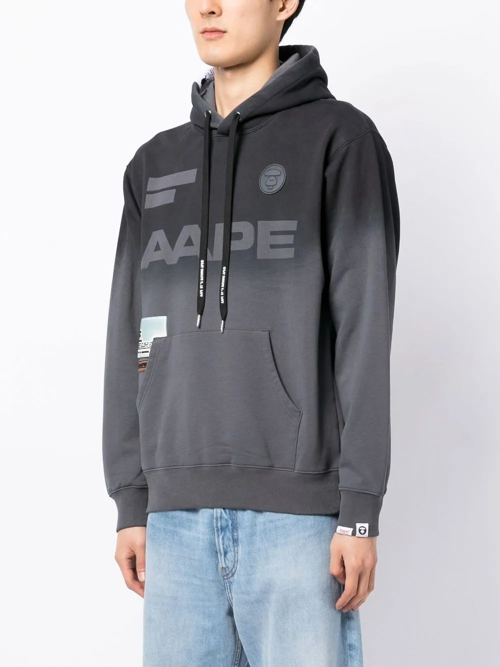 AAPE BY *A BATHING APE® logo-print hoodie