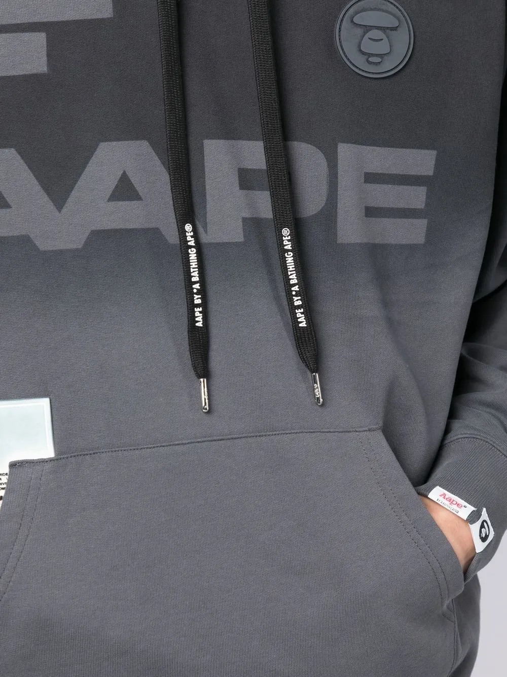 AAPE BY *A BATHING APE® logo-print hoodie