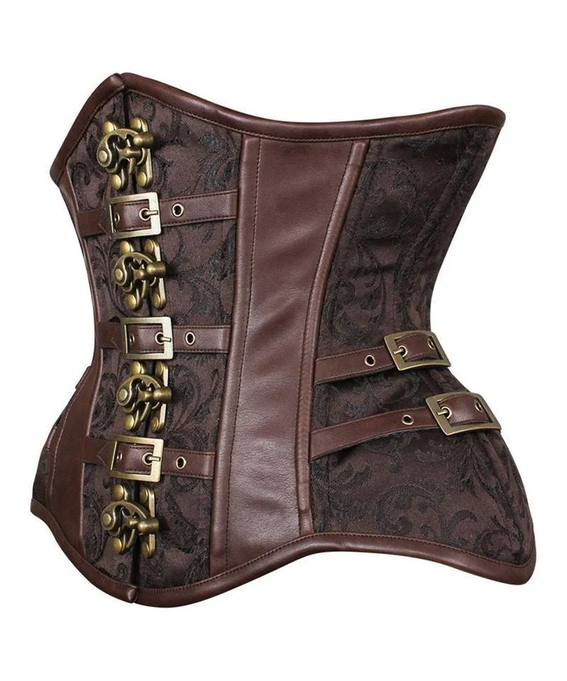 Admetaa New Curvy Waist Trainer with Buckle in Brocade