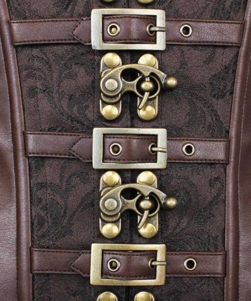 Admetaa New Curvy Waist Trainer with Buckle in Brocade