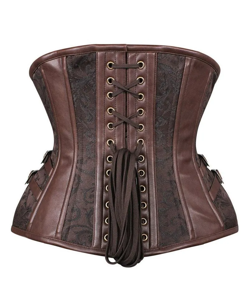 Admetaa New Curvy Waist Trainer with Buckle in Brocade