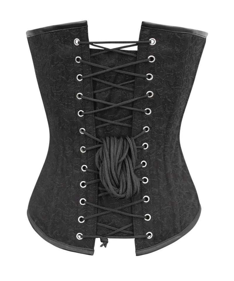 Alisha Instant Shape Gothic Buckle Up Overbust Corset
