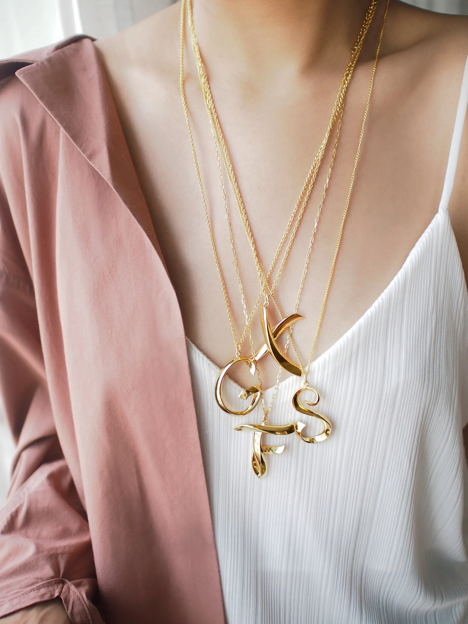 Alphabet T Necklace
