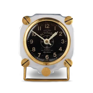 Altimeter Table Clock Aluminum