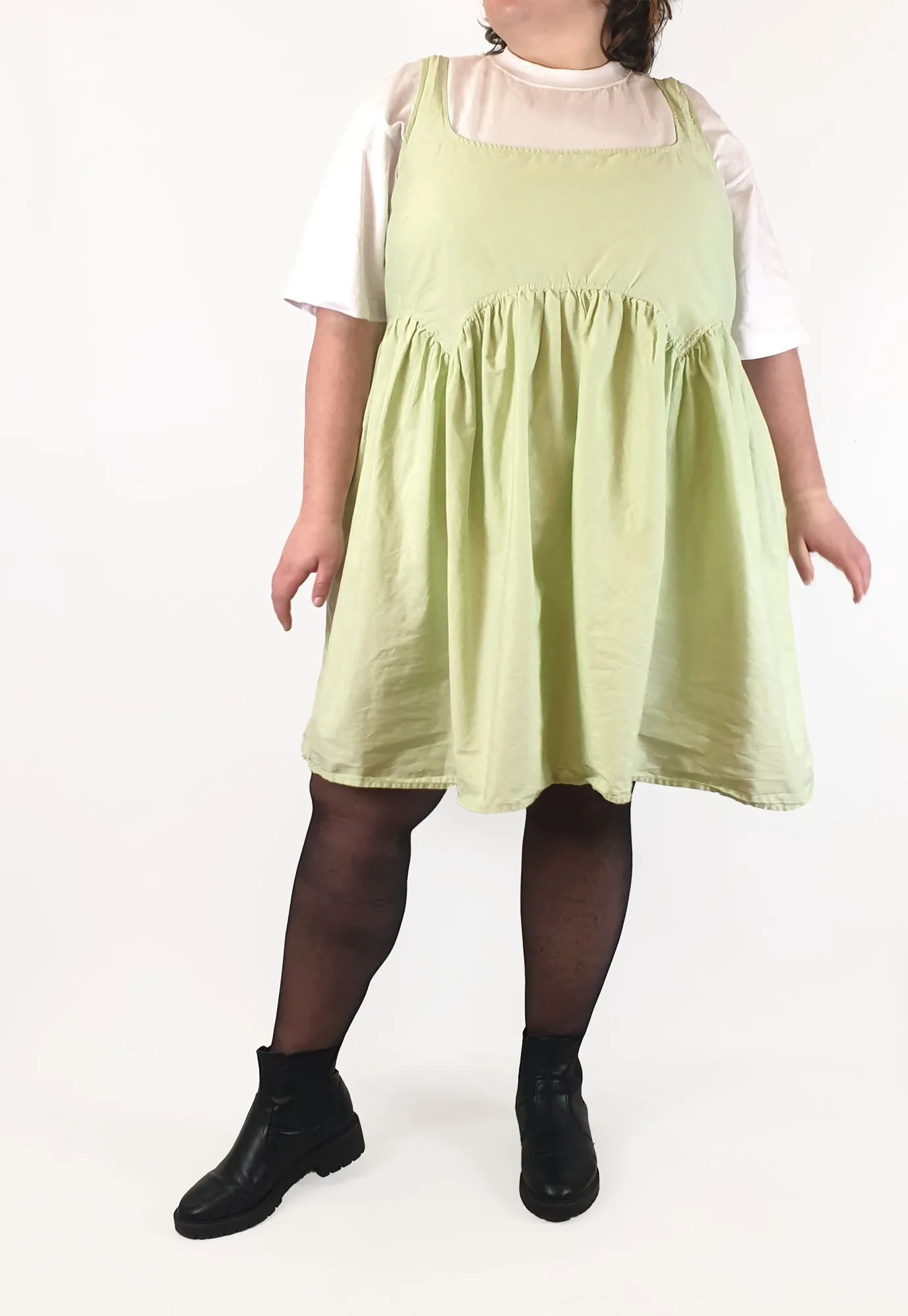 Asos curve light green spaghetti strap dress size UK22