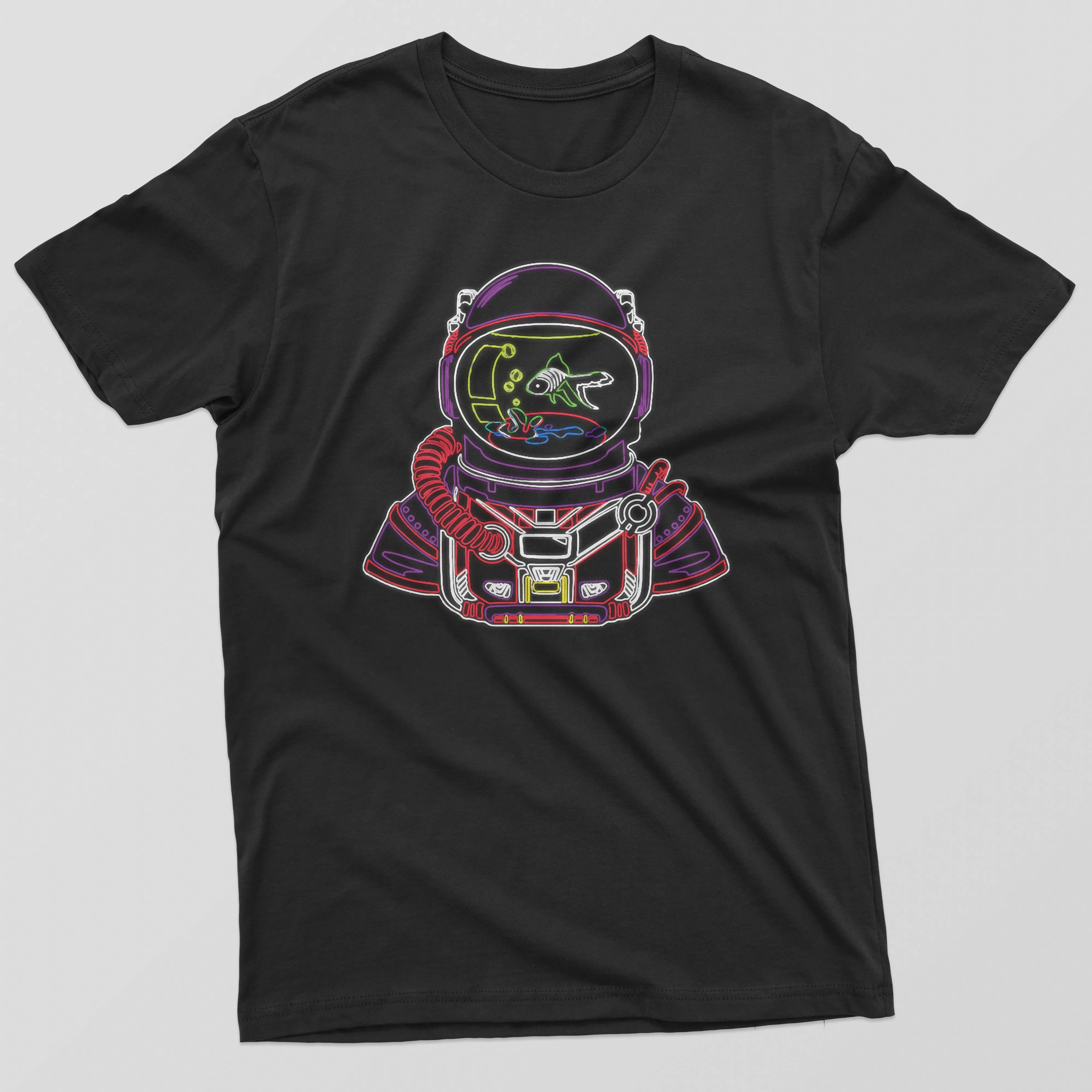 Astro Goldfish Bowl Mens T-Shirt