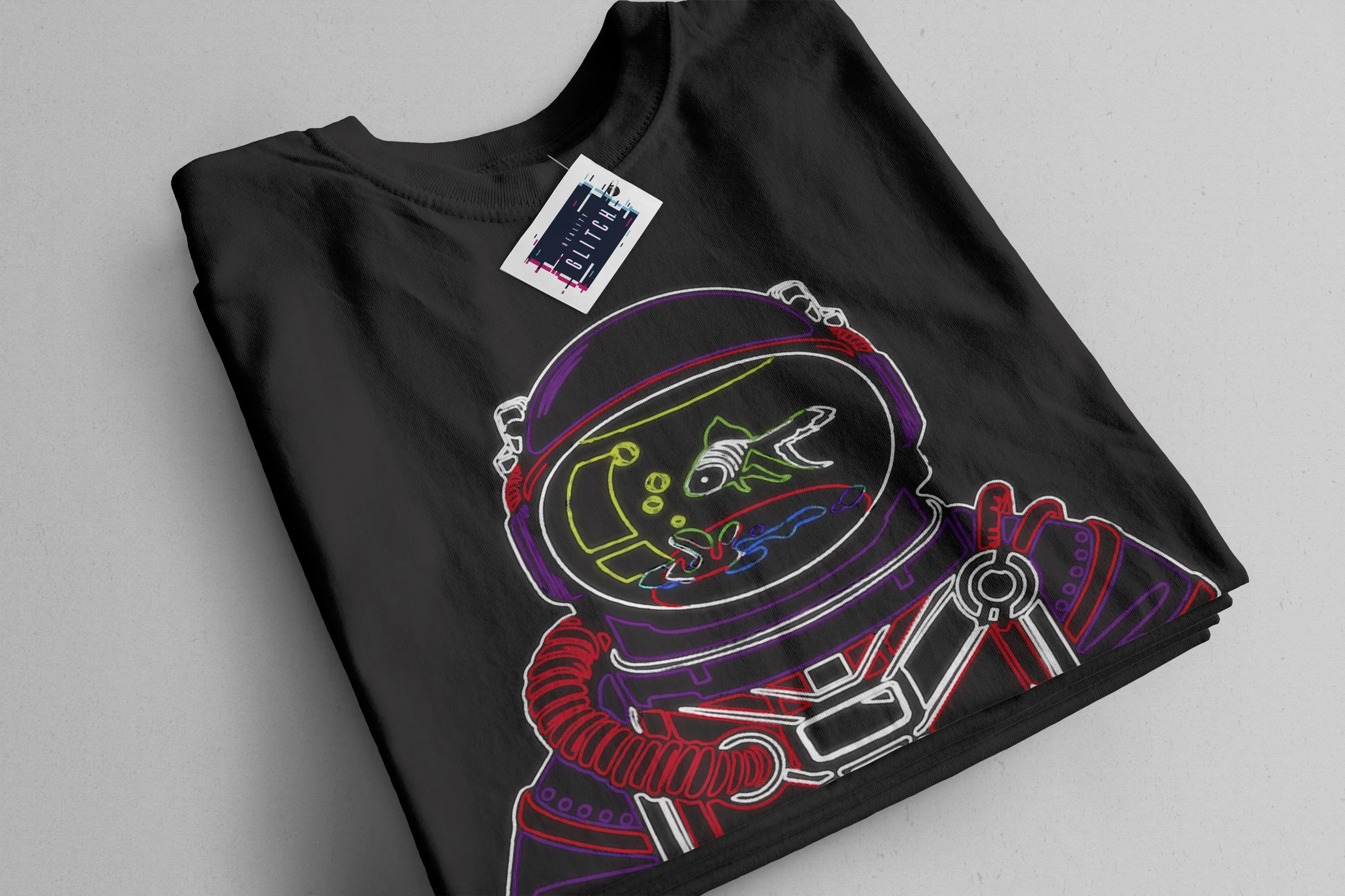Astro Goldfish Bowl Mens T-Shirt