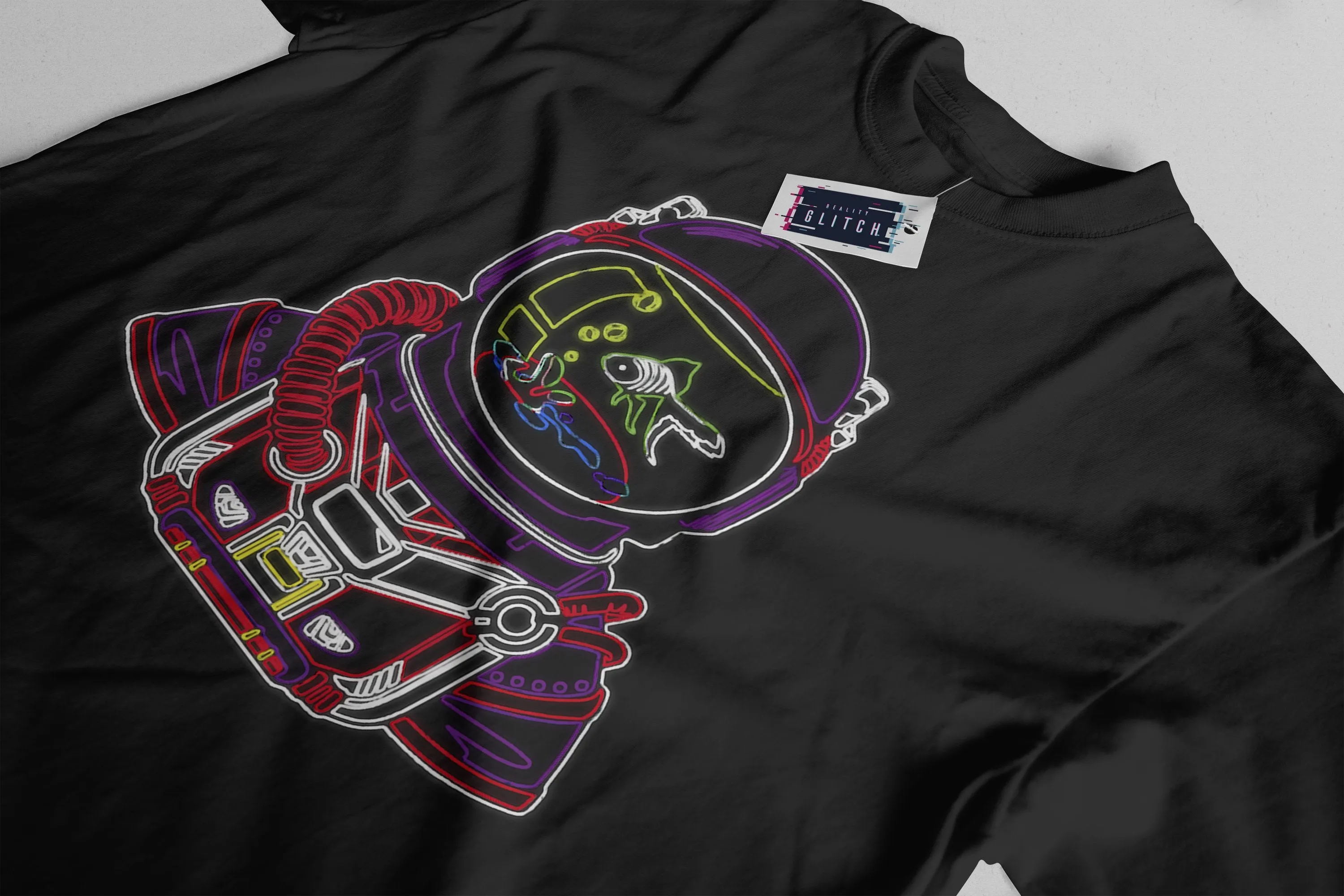 Astro Goldfish Bowl Mens T-Shirt