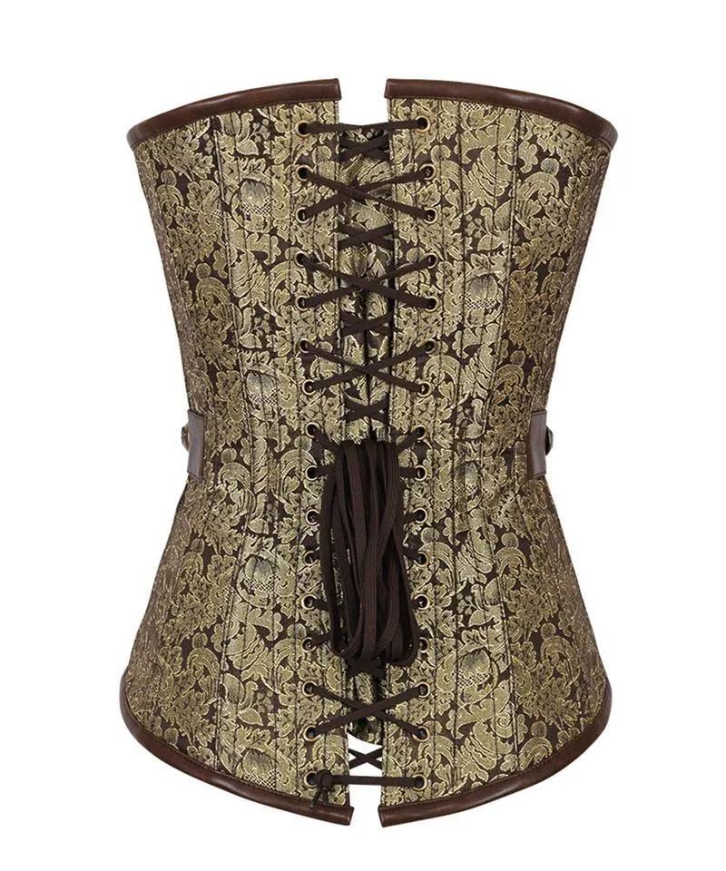 Baker Gold Steampunk Buckle Corset