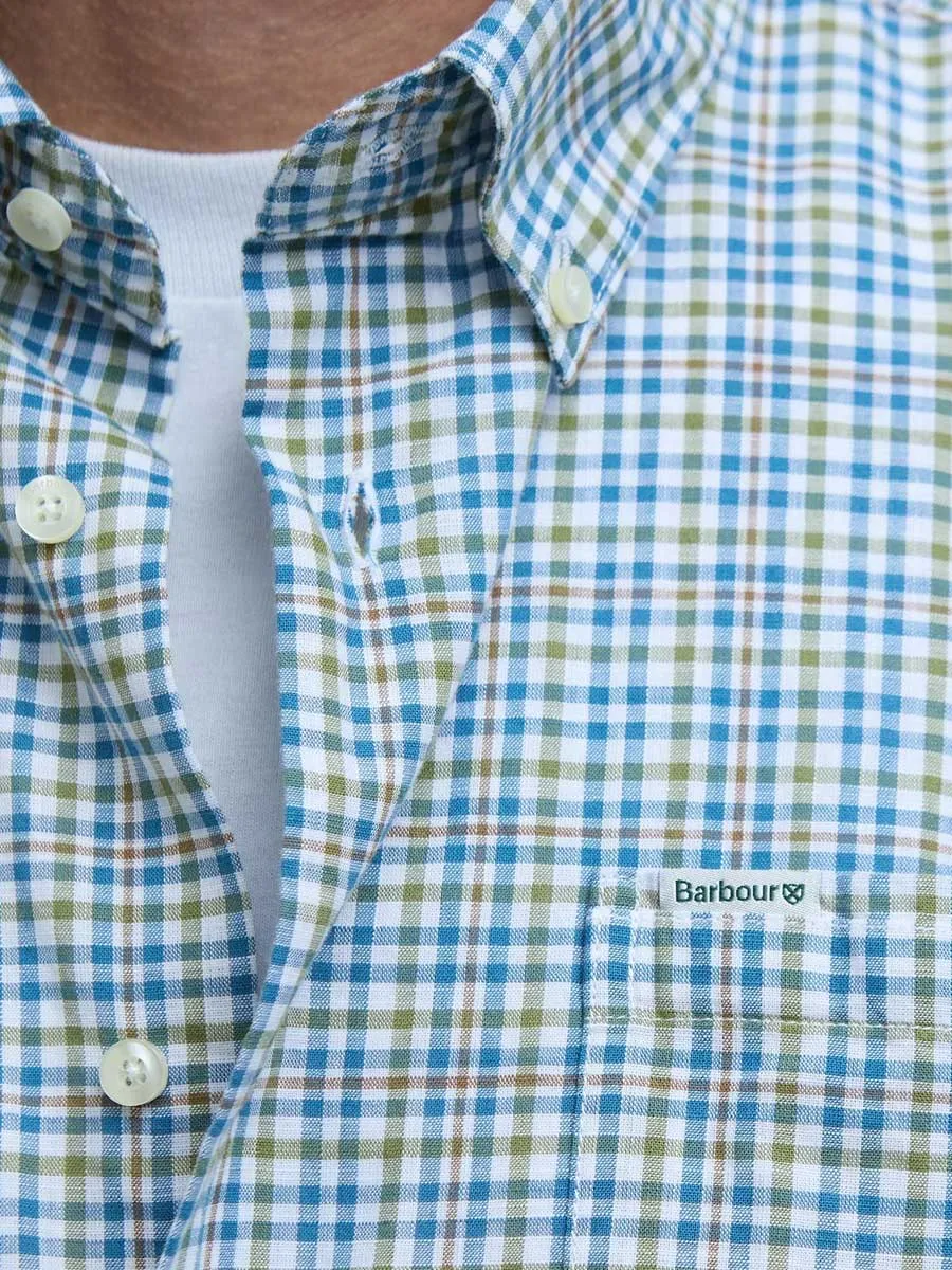 BARBOUR Duran Regular Long-Sleeved - Mens - Brook Blue