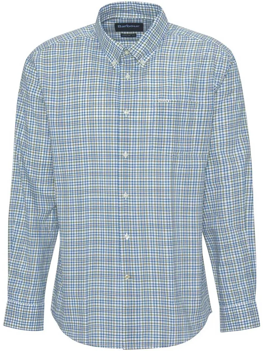BARBOUR Duran Regular Long-Sleeved - Mens - Brook Blue