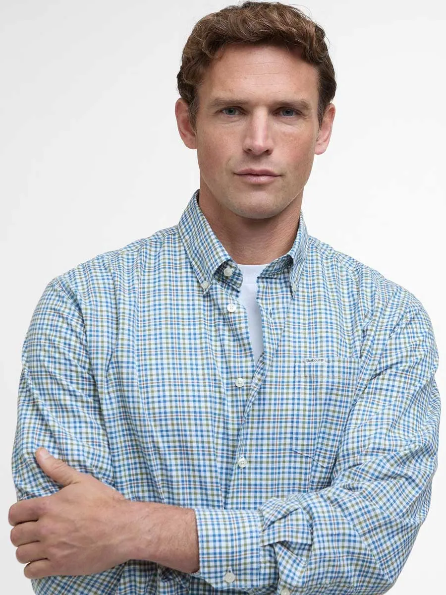 BARBOUR Duran Regular Long-Sleeved - Mens - Brook Blue