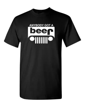 Beer Jeep Funny T-shirt drinking t-shirt party tees
