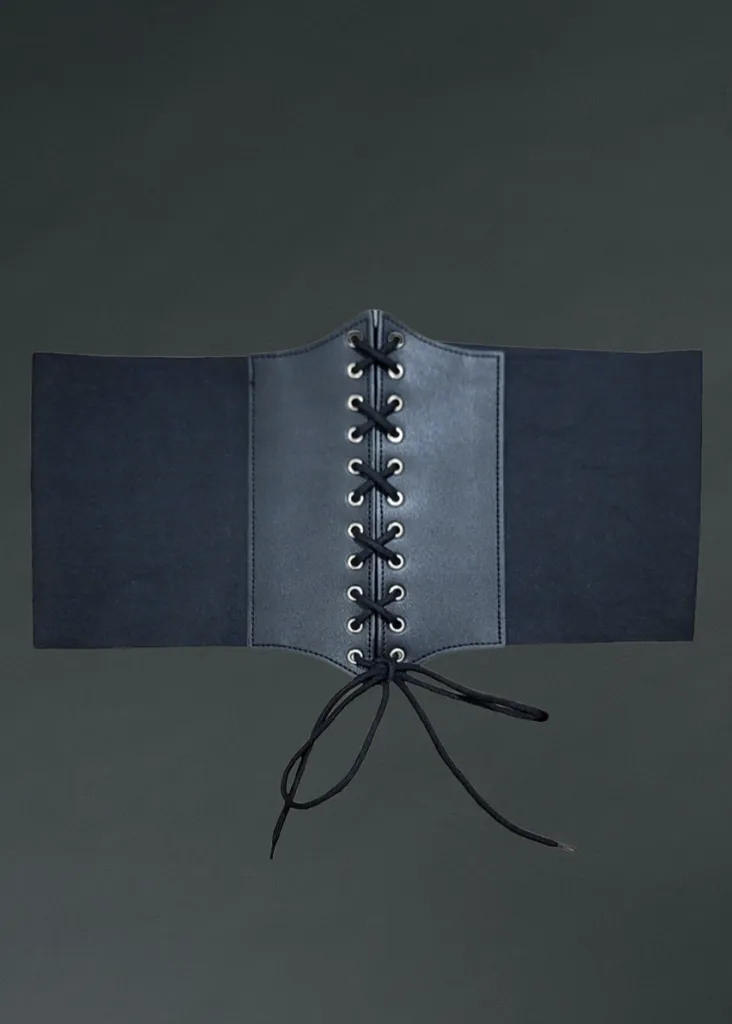 Black Corset Waist Belt