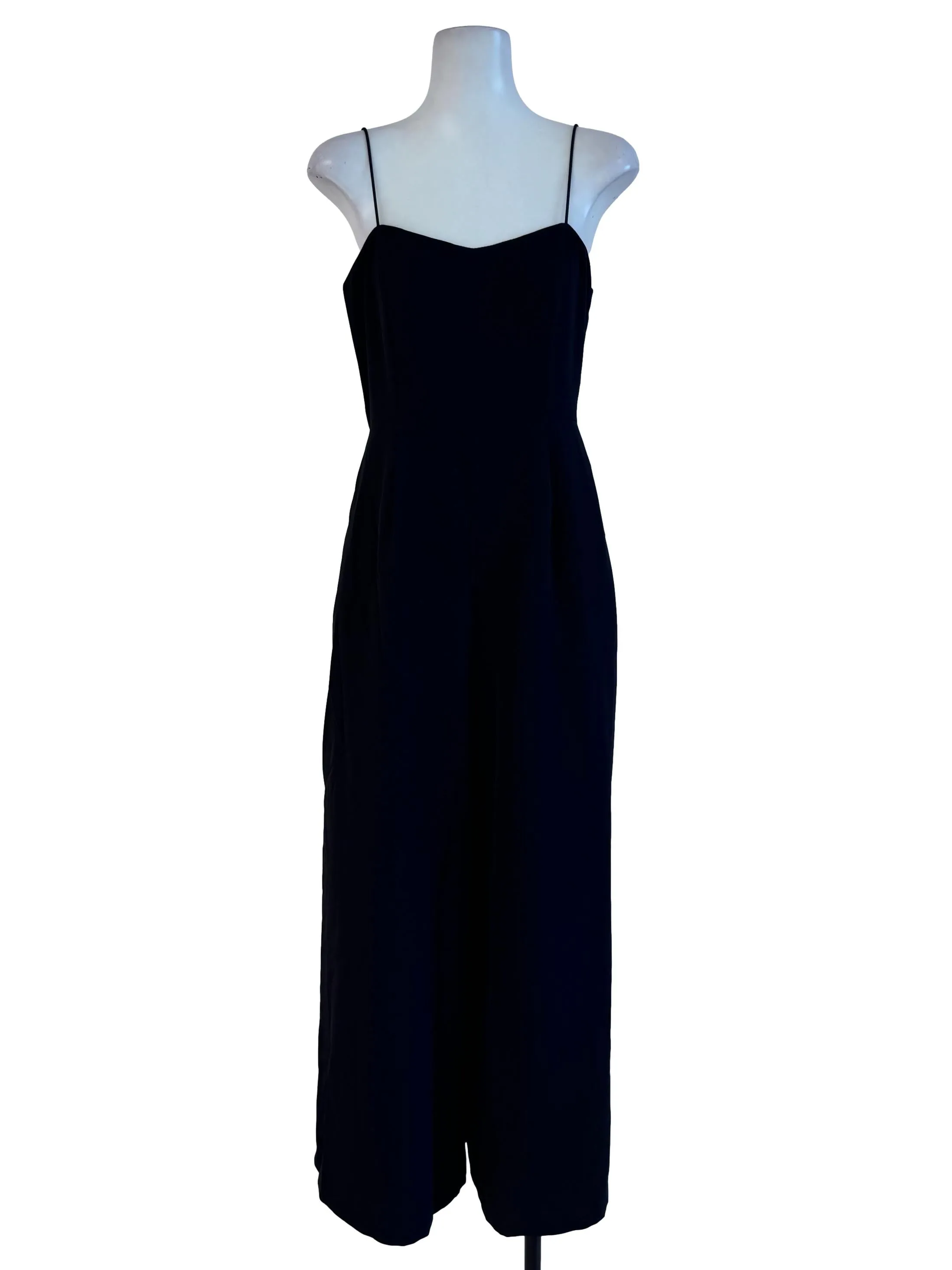 Black Spaghetti Strap Jumpsuits