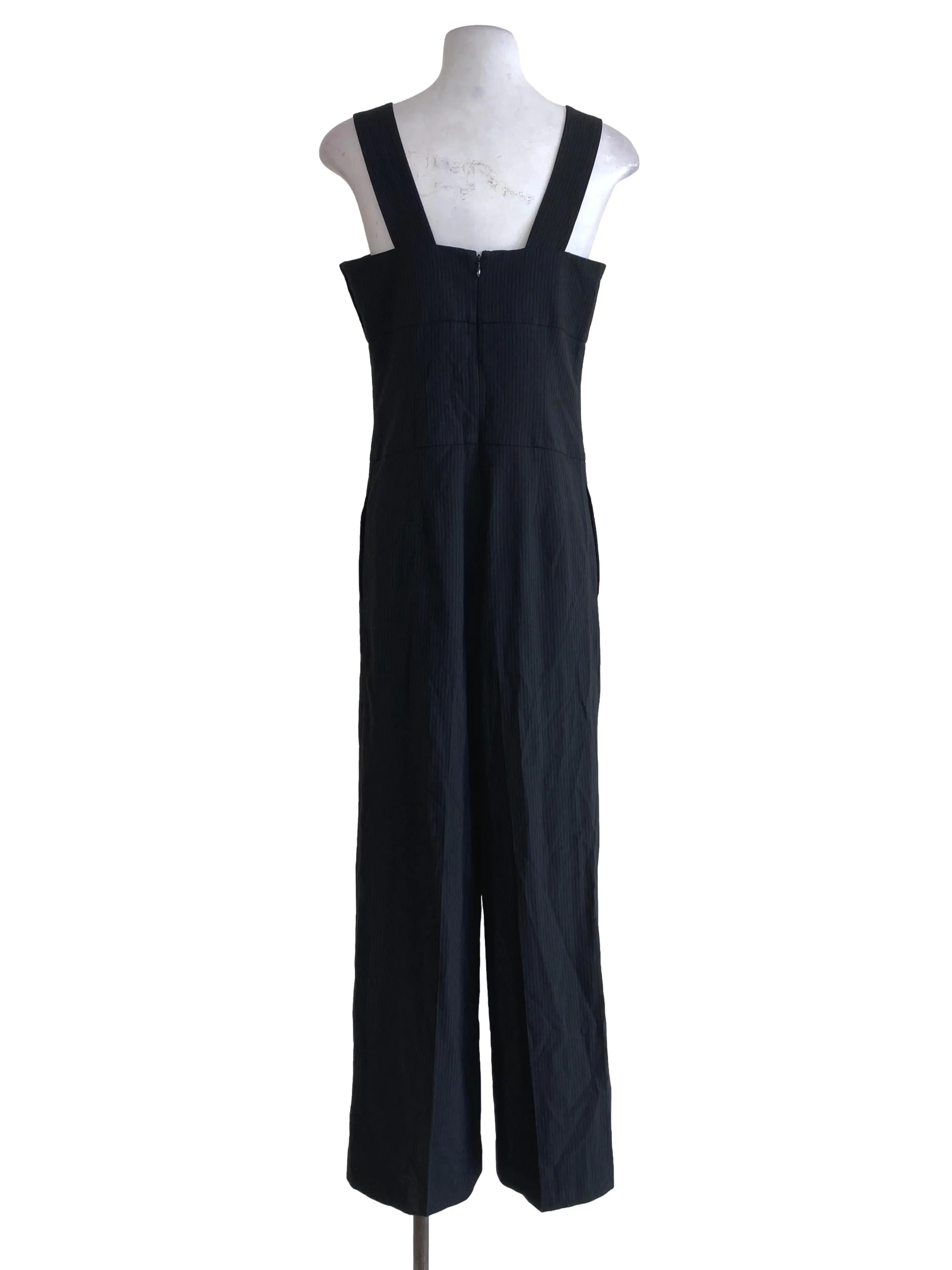 Black Striped Jumpsuits