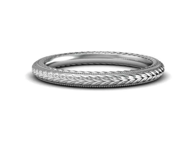 Bostonian Wheat Wedding Band