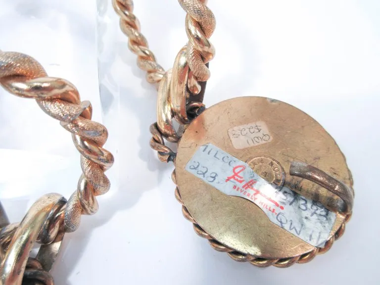BUTLER & WILSON Gold Tone Dangle Belt