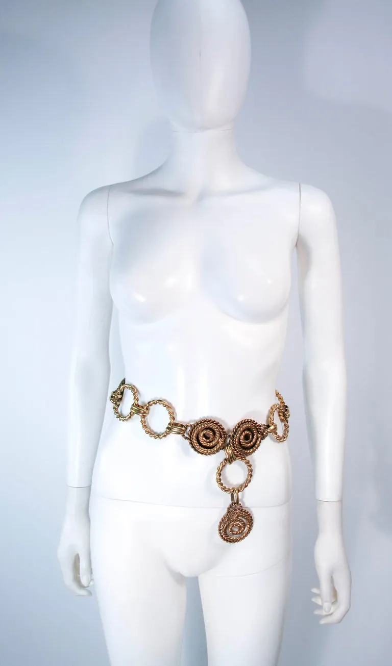 BUTLER & WILSON Gold Tone Dangle Belt