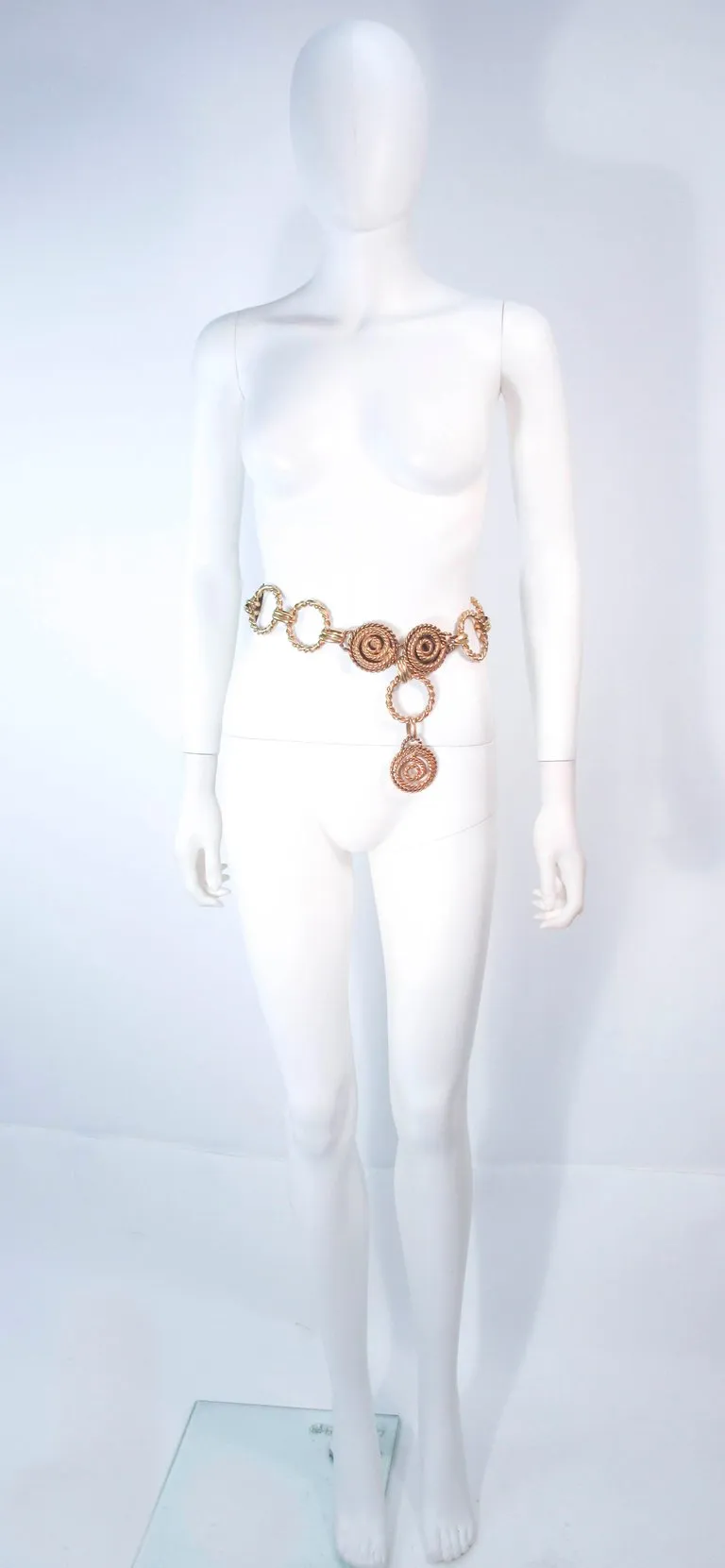 BUTLER & WILSON Gold Tone Dangle Belt