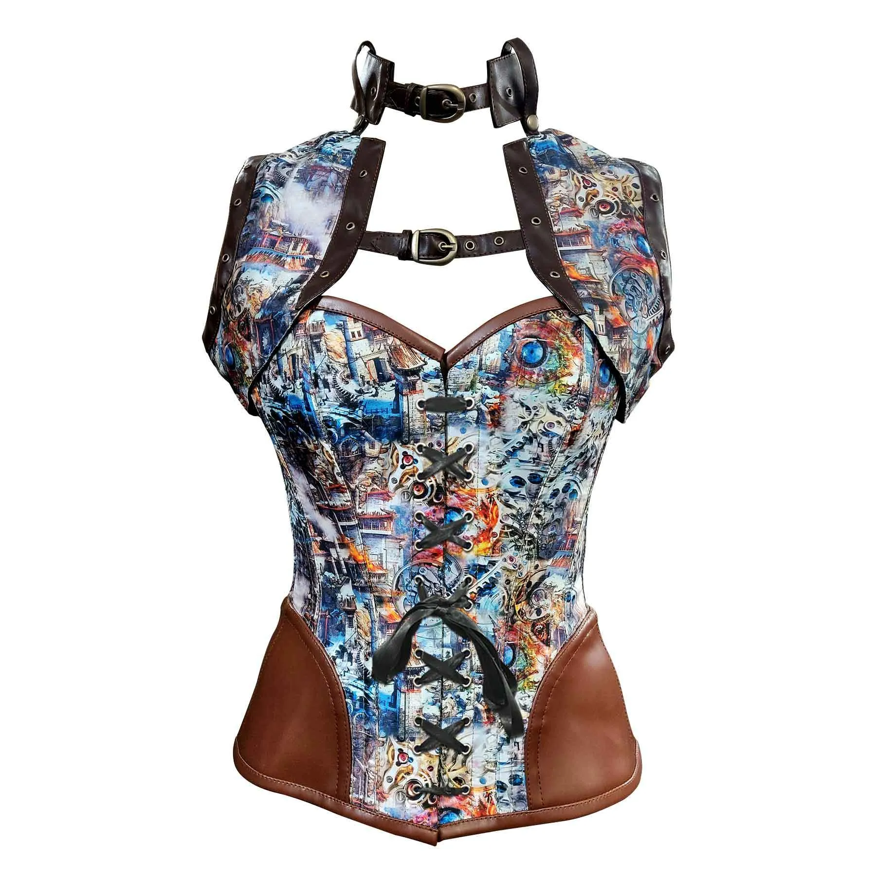 Cauthinho Steampunk Overbust Corset