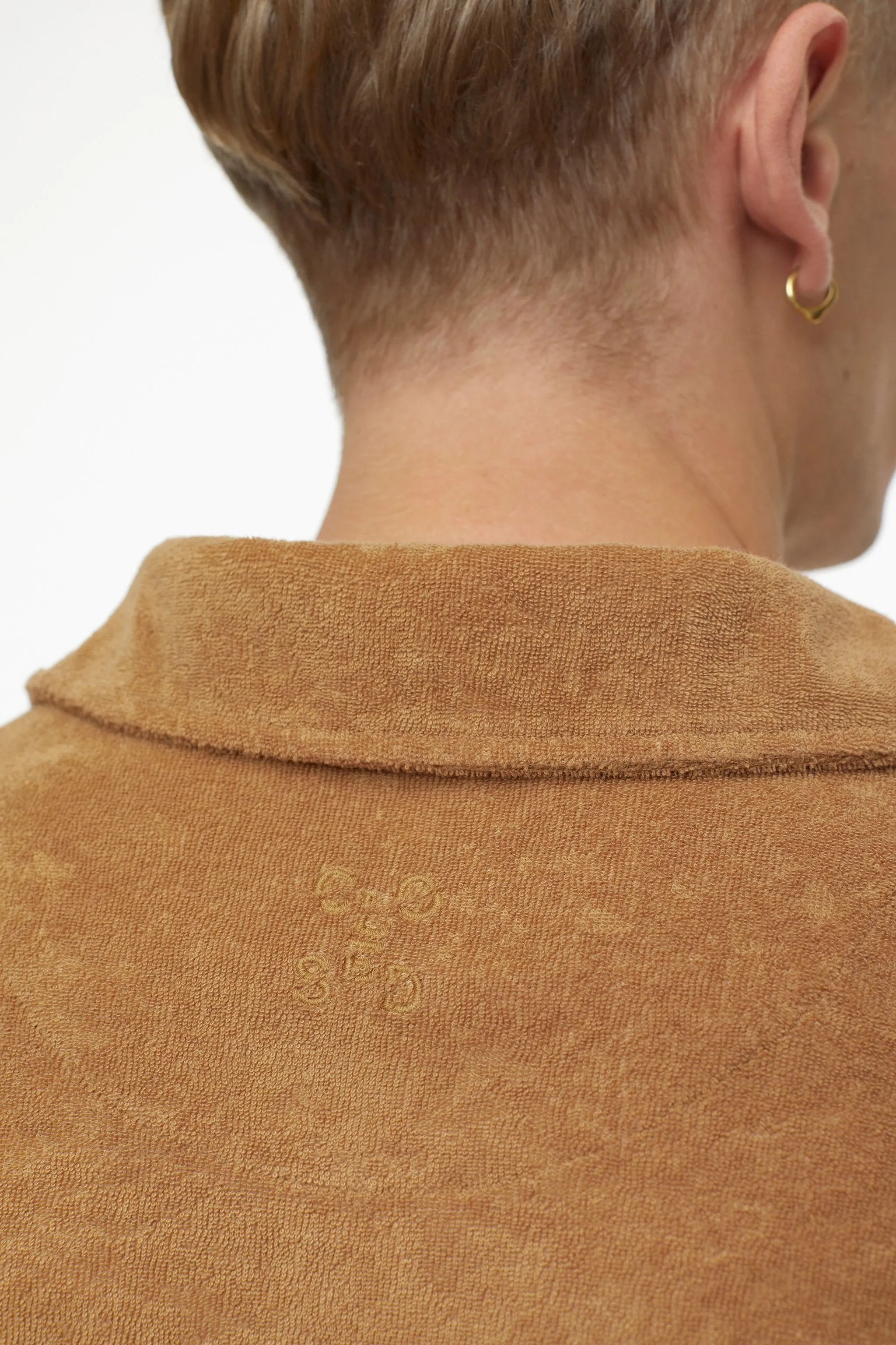 Closed Sandalwood Terry Polo Shirt
