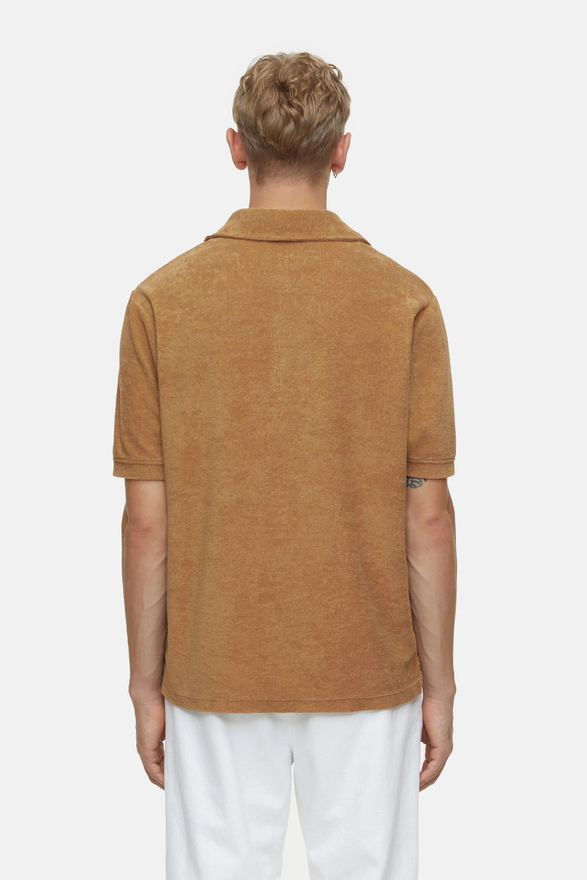 Closed Sandalwood Terry Polo Shirt