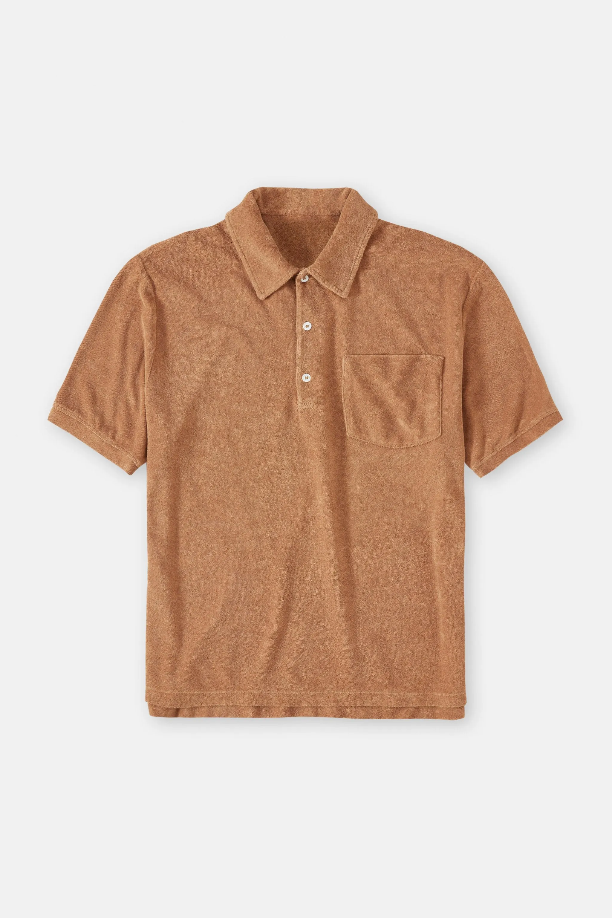 Closed Sandalwood Terry Polo Shirt
