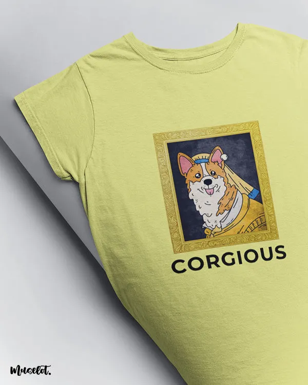 Corgious printed t shirts