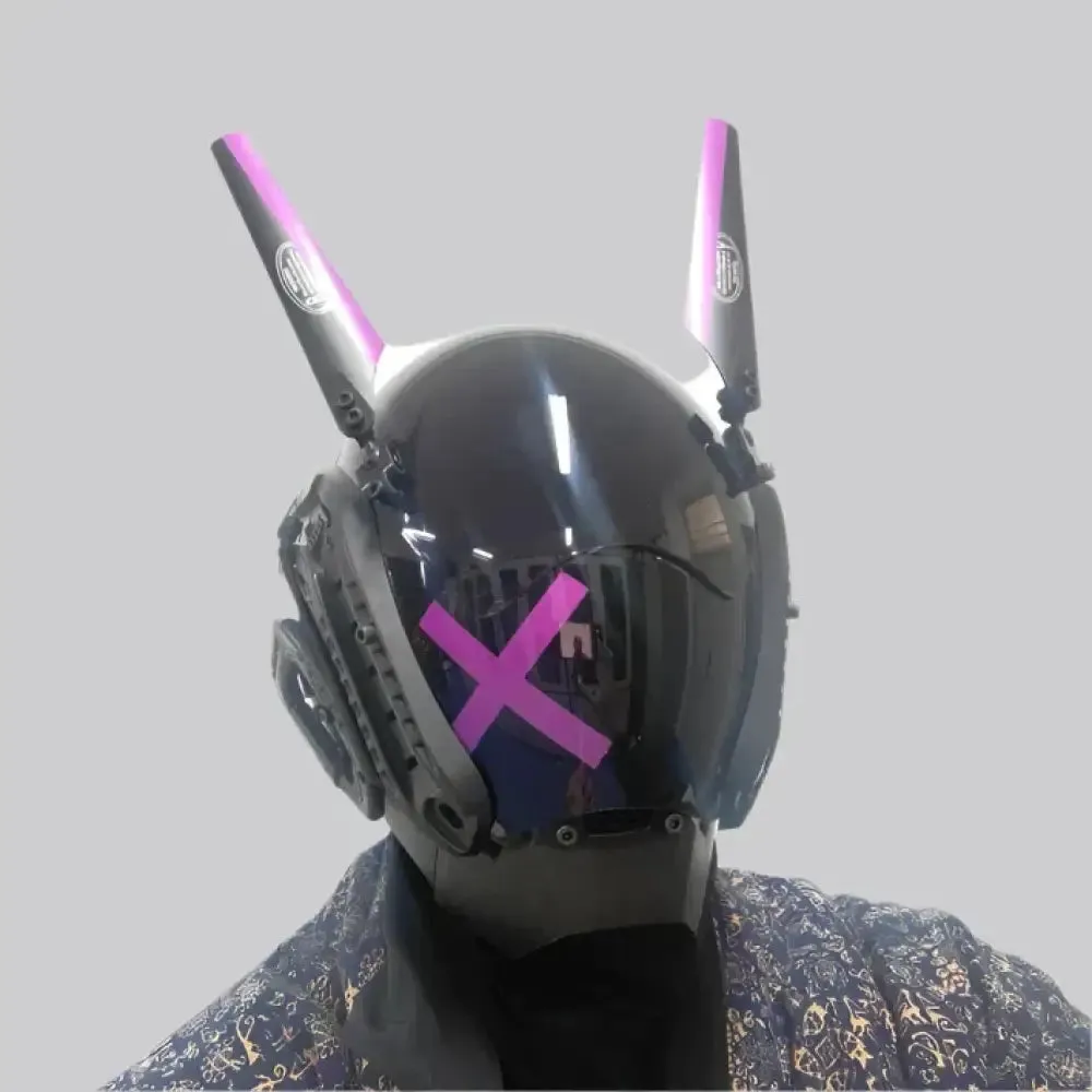 Cyberpunk Helmet Cross for Futuristic Style and Comfort