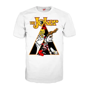 DC Comics Joker Clockwork Official Men's T-shirt (White)