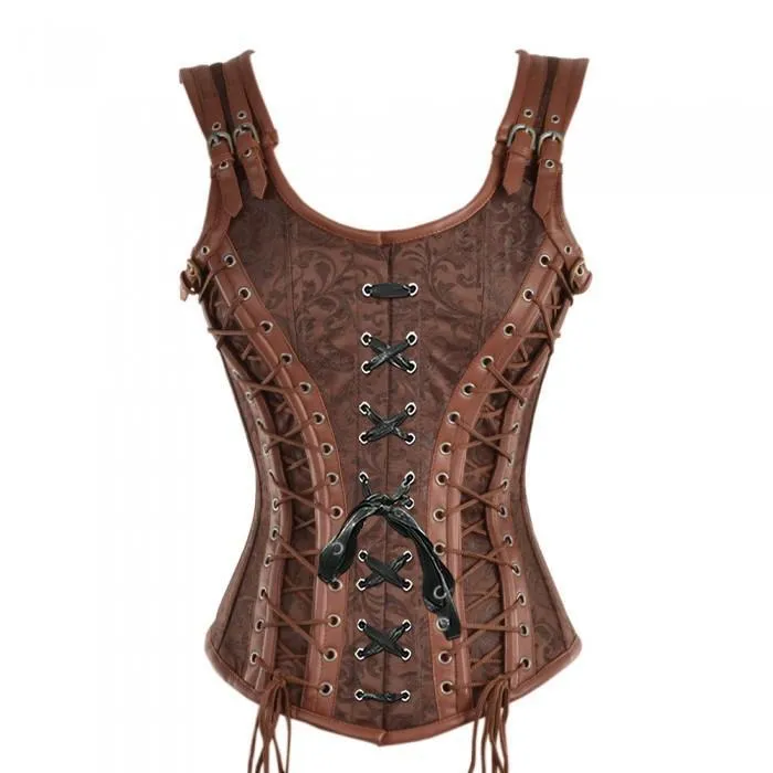 Delle Steampunk Overbust Corset