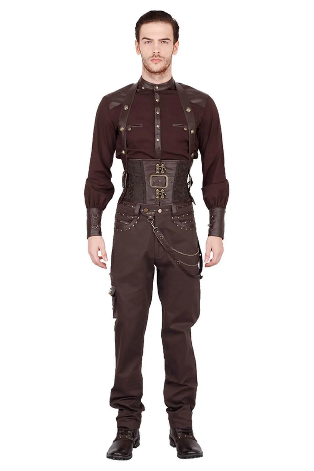 Dieter Custom Made Steampunk Underchest Men's Corset