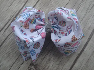 Double Loop 8in Printed Bows