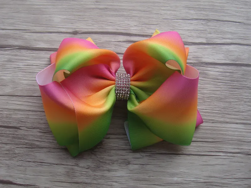 Double Loop 8in Printed Bows