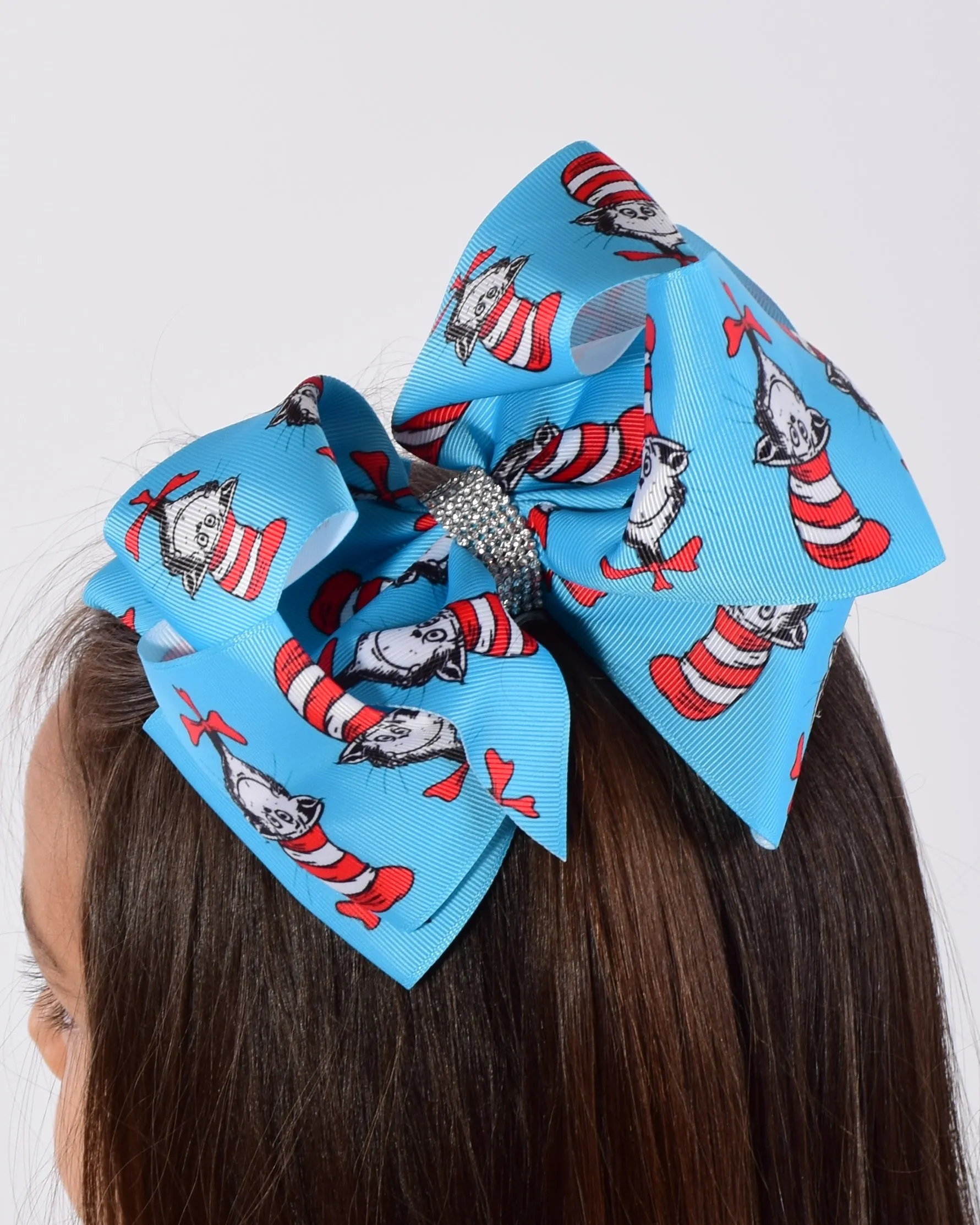 Double Loop 8in Printed Bows