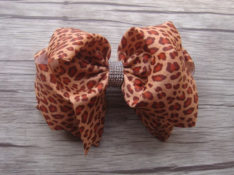 Double Loop 8in Printed Bows