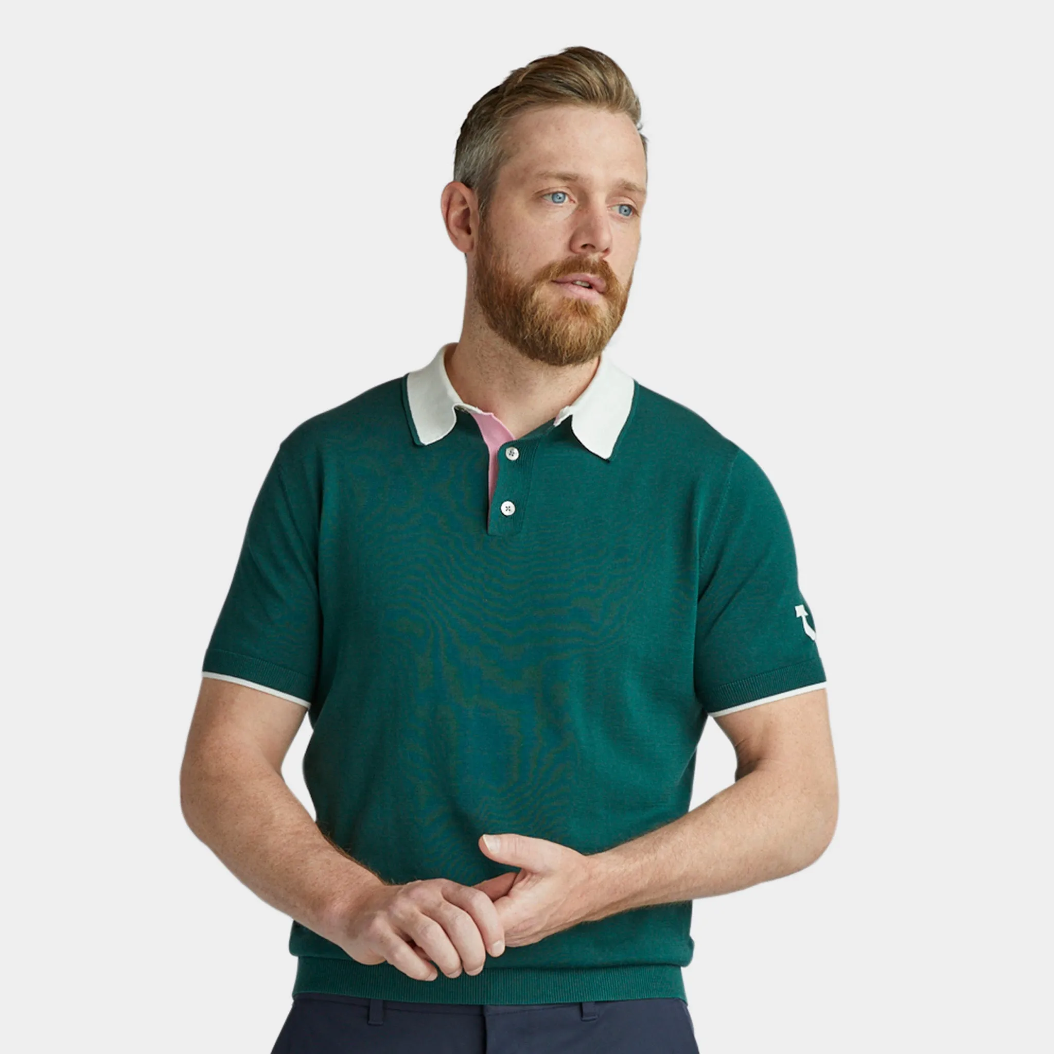 Dry Cotton Polo Sweater
