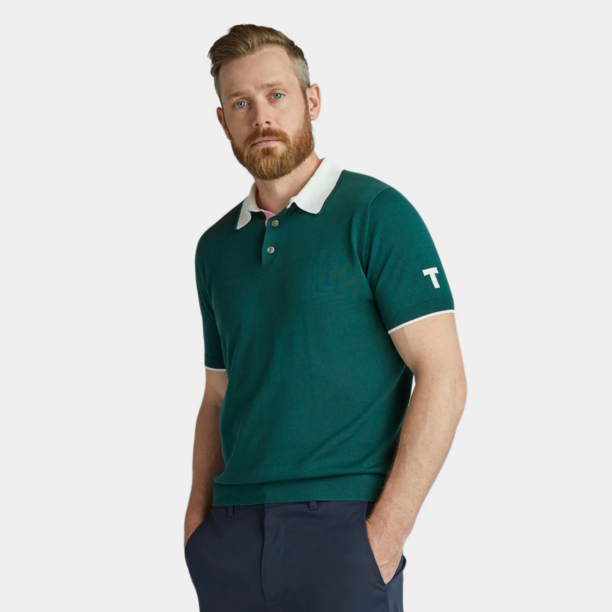 Dry Cotton Polo Sweater