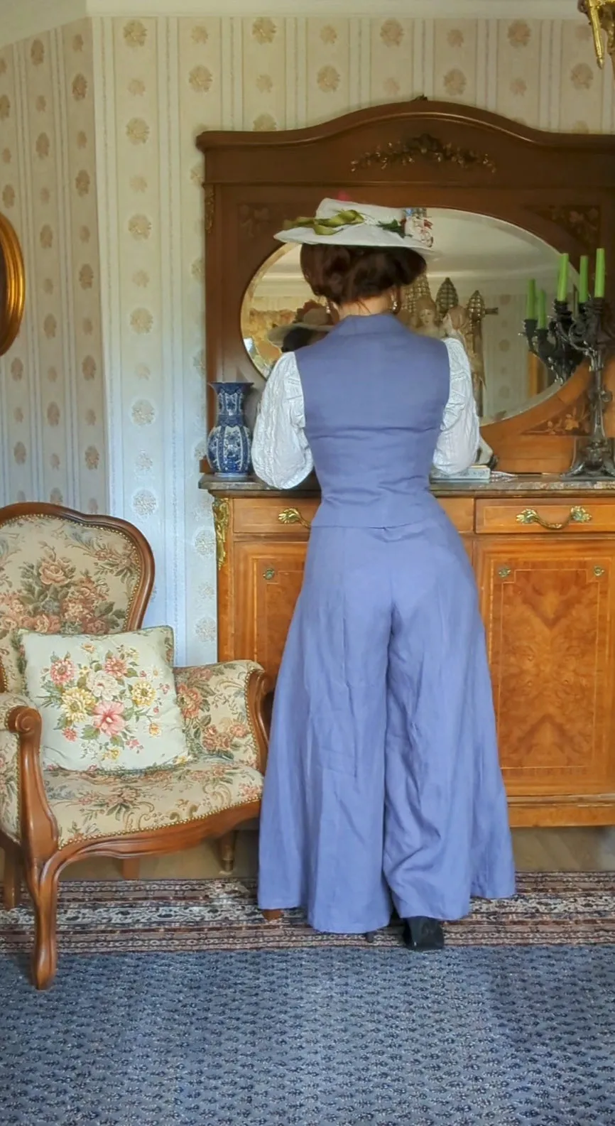 Edwardian  Skirt-trousers- (Different colors)