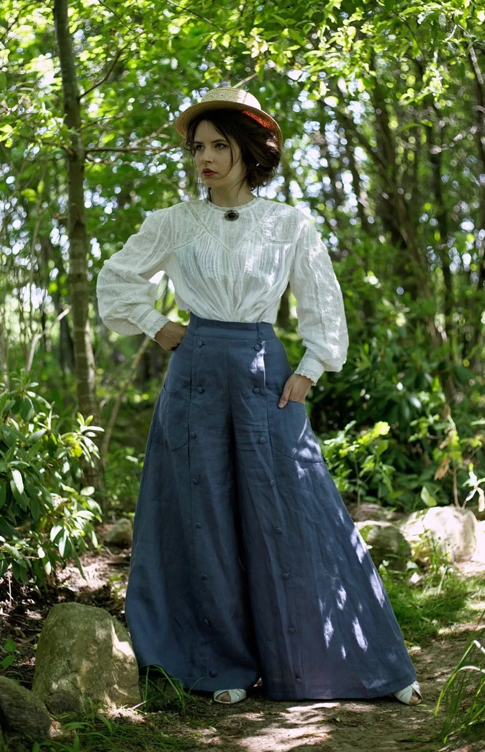 Edwardian  Skirt-trousers- (Different colors)