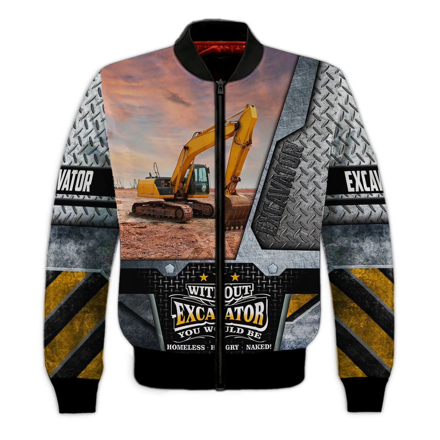 Excavator 3D All Over Printed Shirts 226