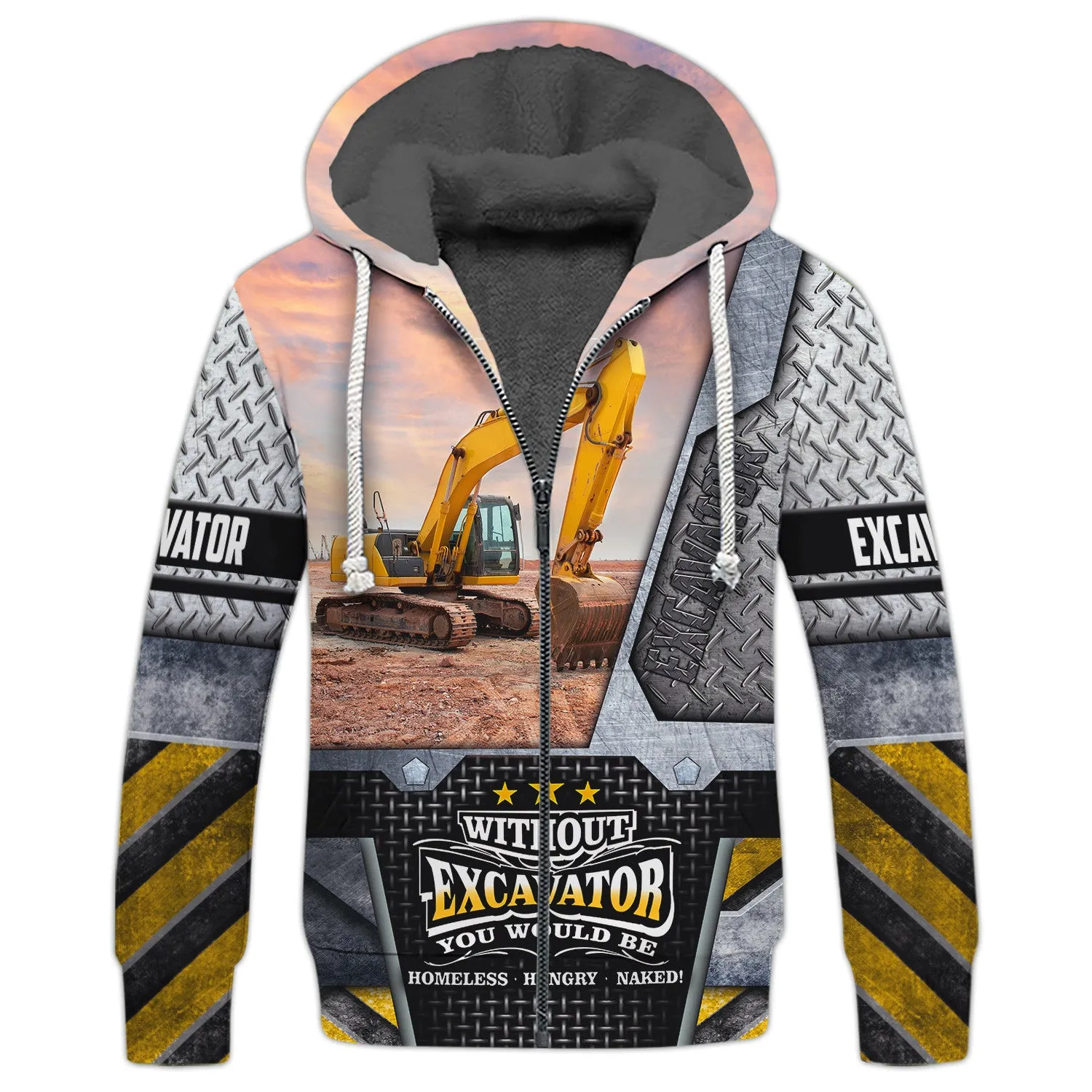 Excavator 3D All Over Printed Shirts 226