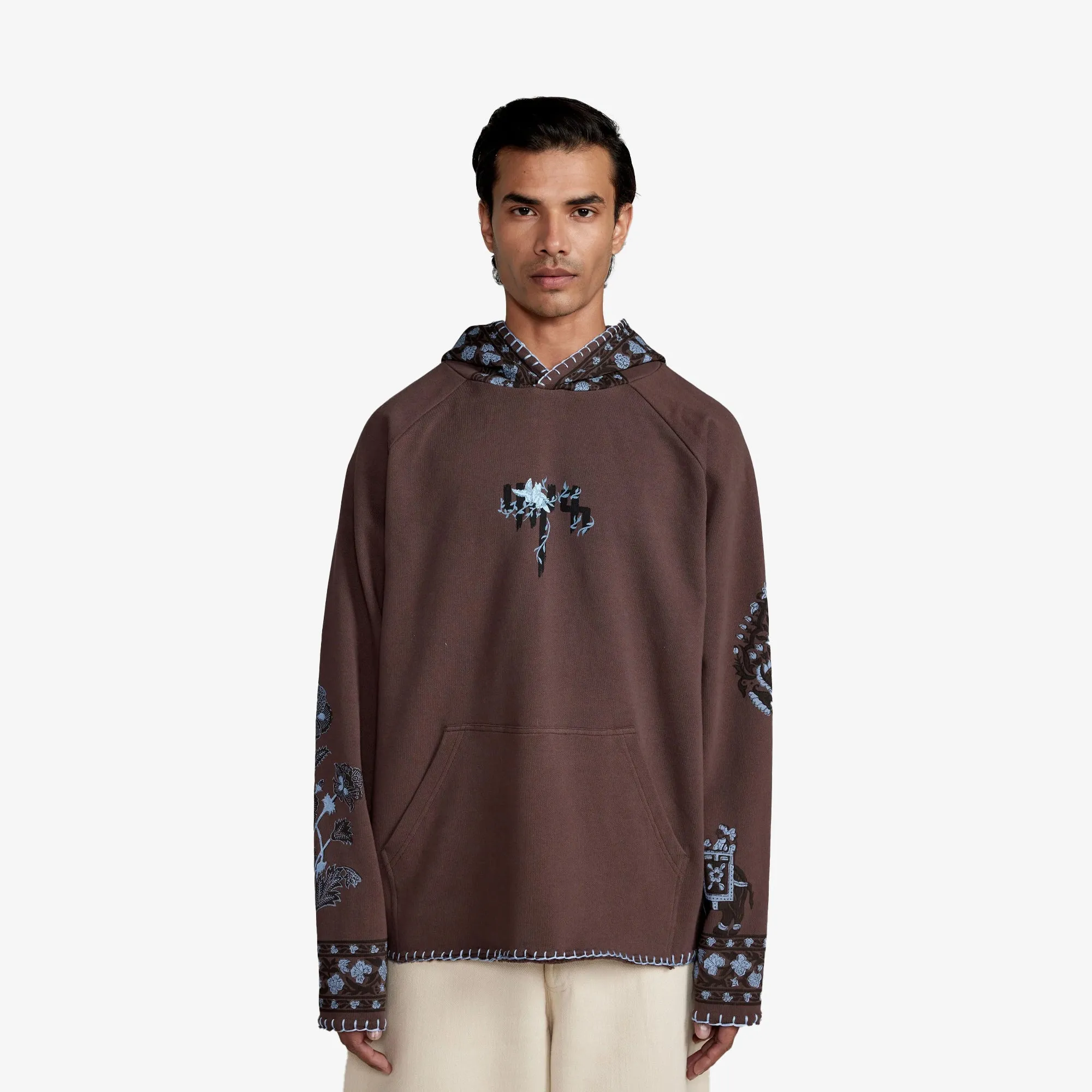 F A R A K | WALLS OF RAJASTHAN 3.0 HOODIE { GREY