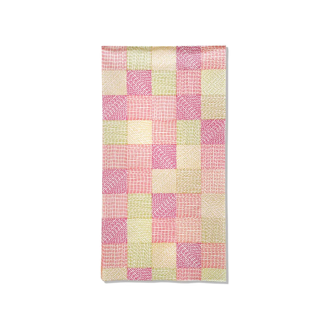 Floral Embroidery Style Paper Guest Towels