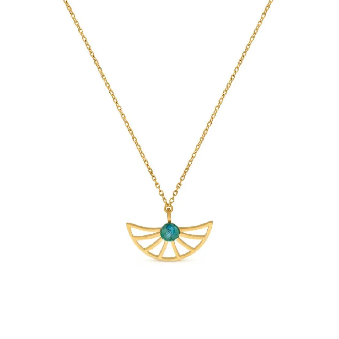 Gaudí Inspired Fan Necklace