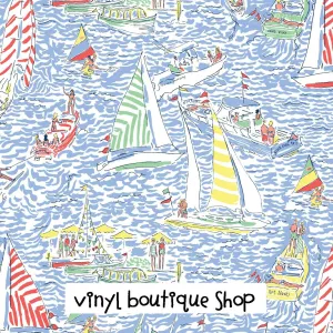 Get Nautical Lilly Inspired Printed Patterned Craft Vinyl