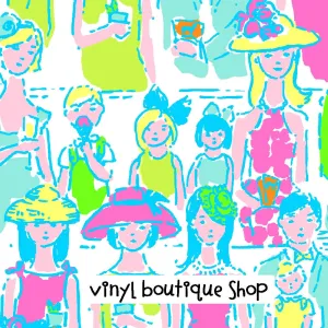 Giddy Up Lilly Inspired Printed Patterned Craft Vinyl