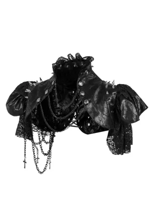 Gothic Black Steampunk Shrug